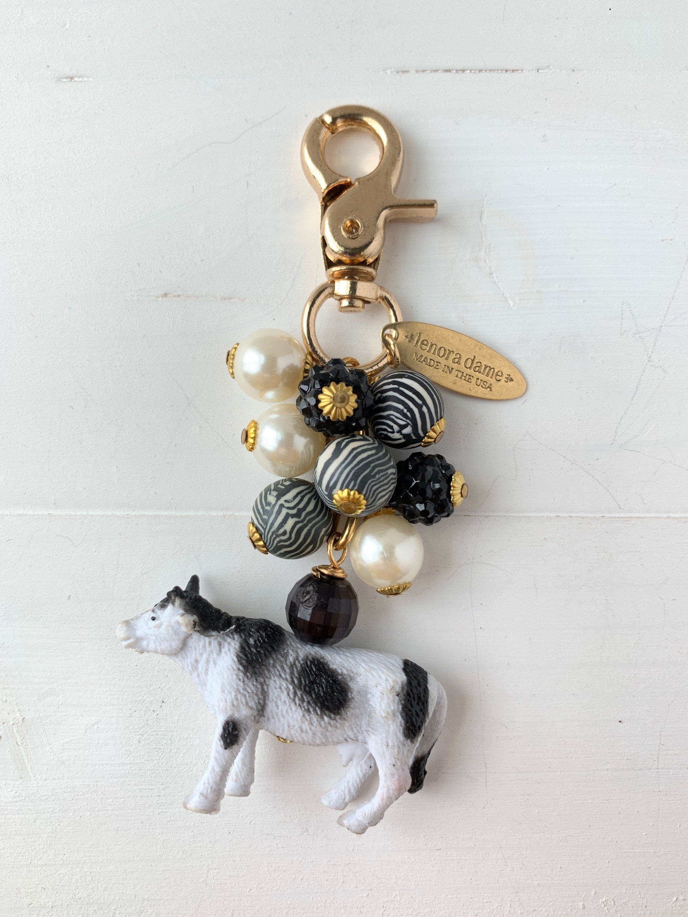 Monogram Purse and Bag Charm - Keychain Charm – Lenora Dame