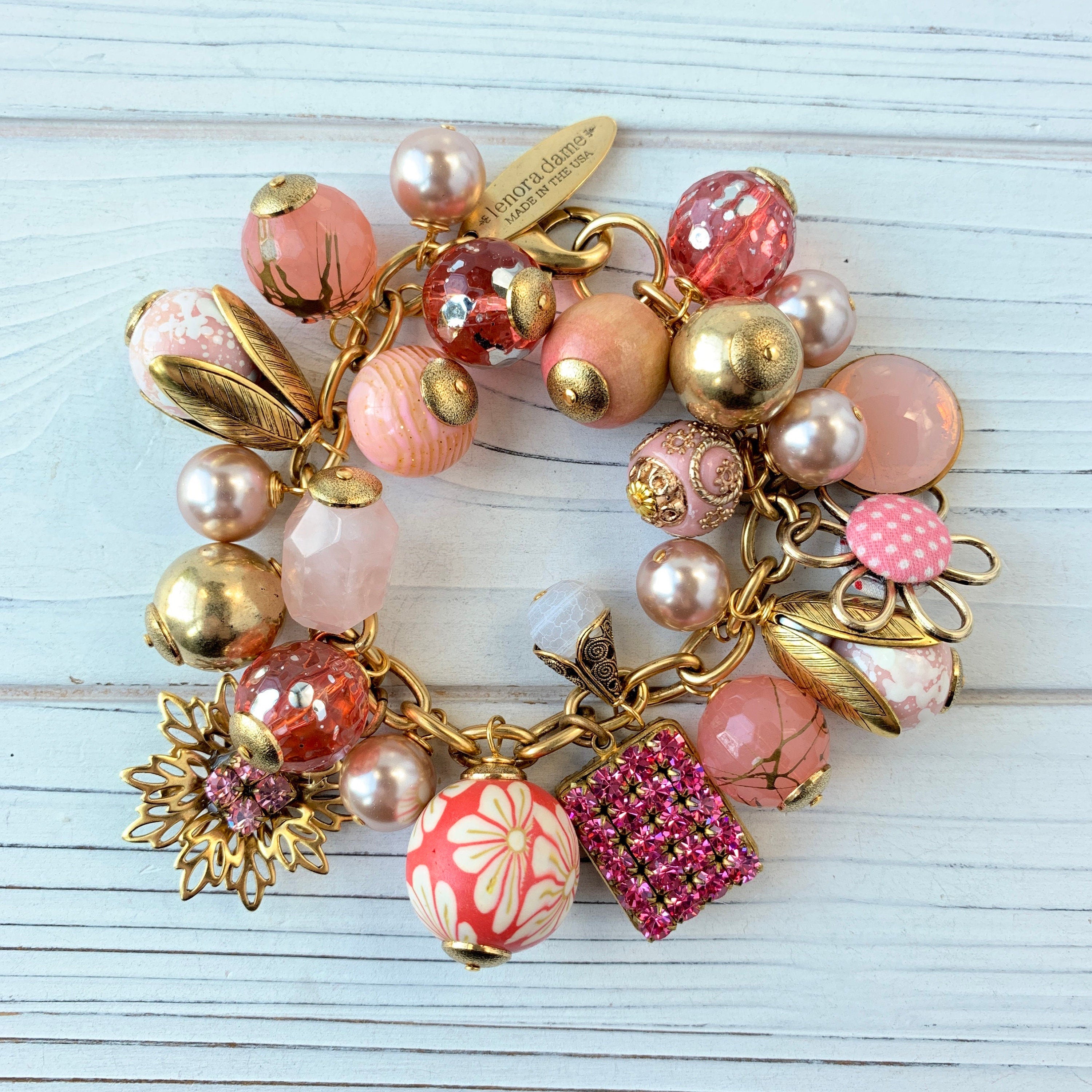 Pearly Charm Bracelet – Lenora Dame