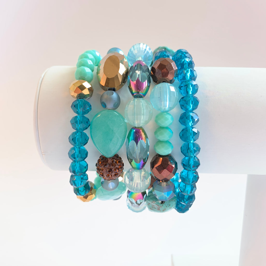 Paradise Valley Beaded Stretch Bracelet Set