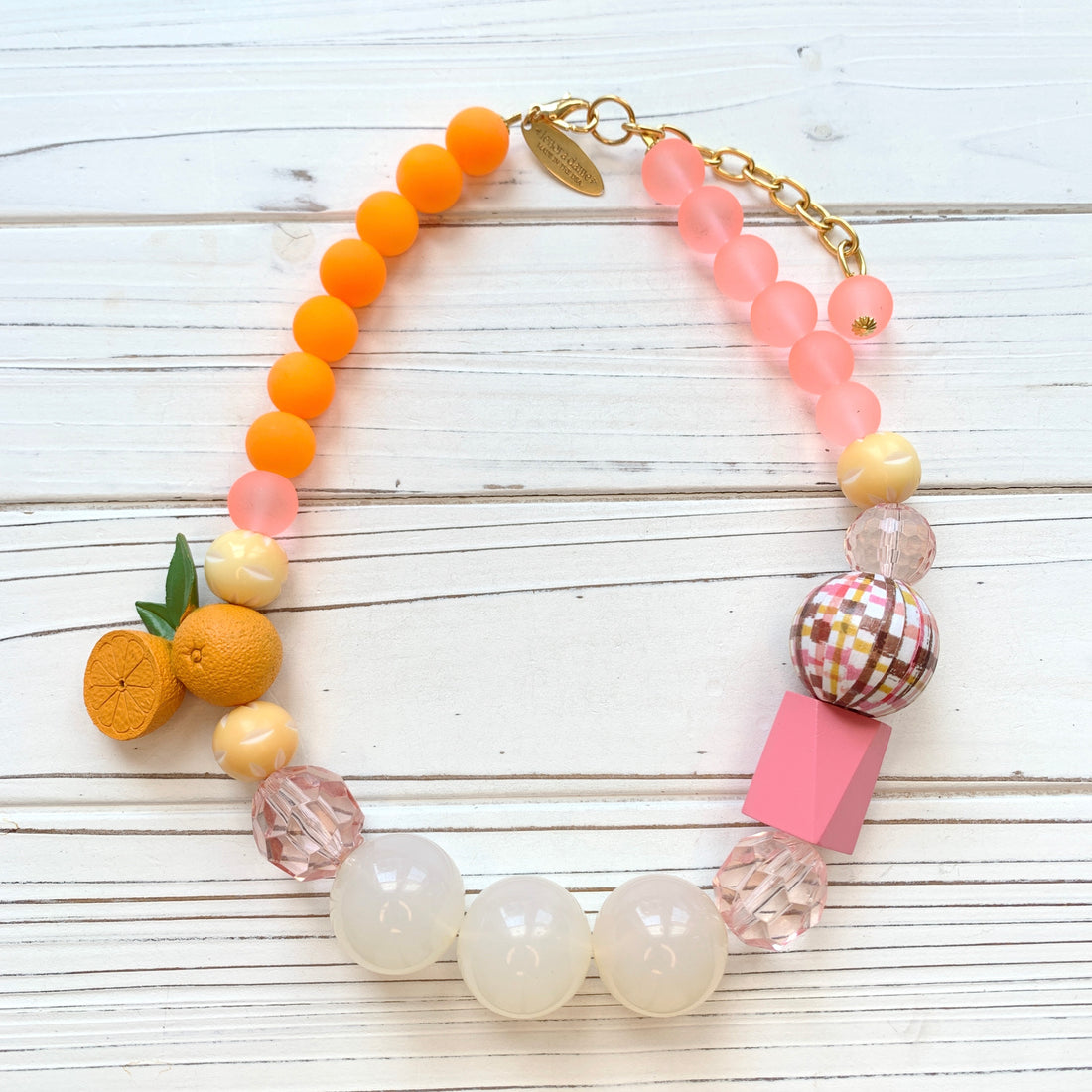 Freshly Squeezed Orange Necklace