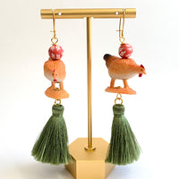 Brooding Hen Earrings