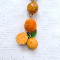 Freshly Squeezed Orange Bag Charm