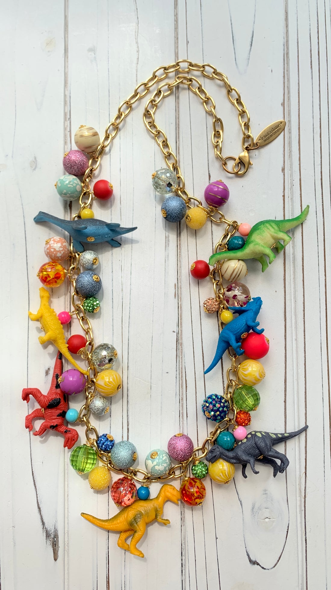 Long Iconic Dinosaur Necklace