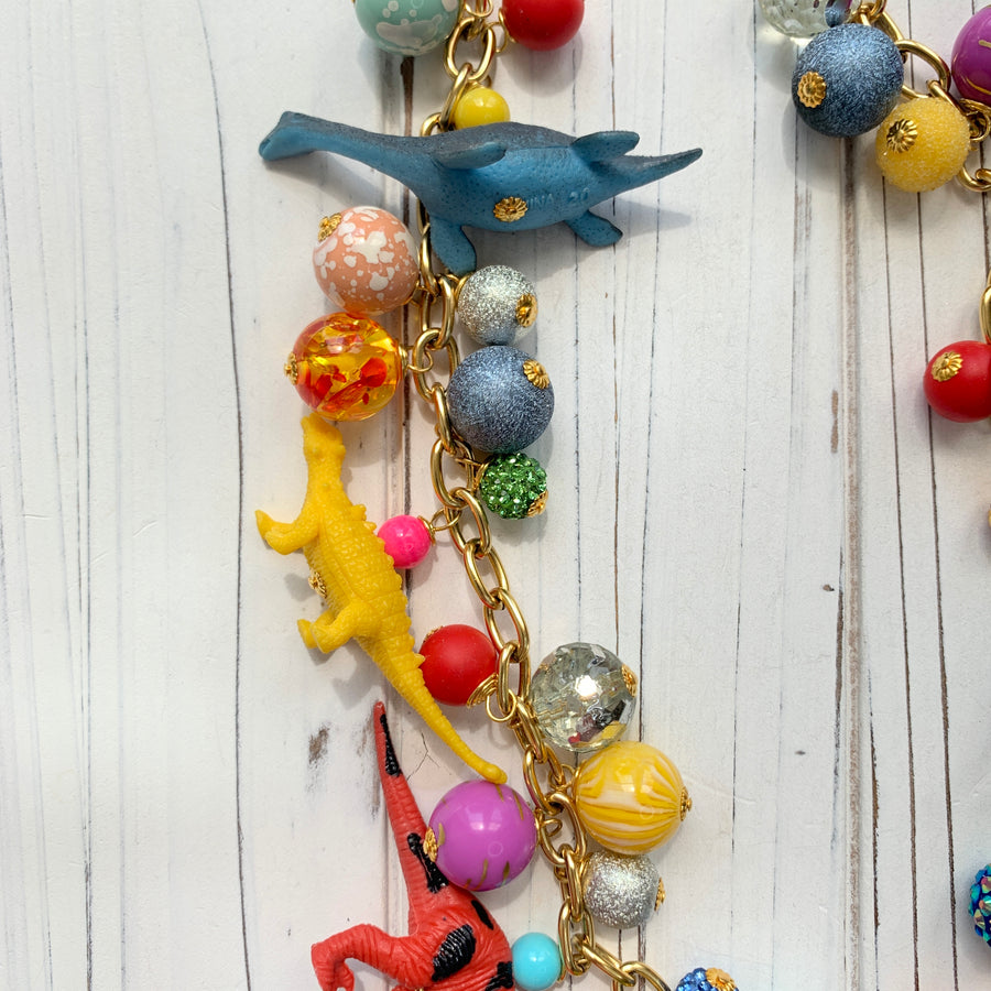 Long Iconic Dinosaur Necklace