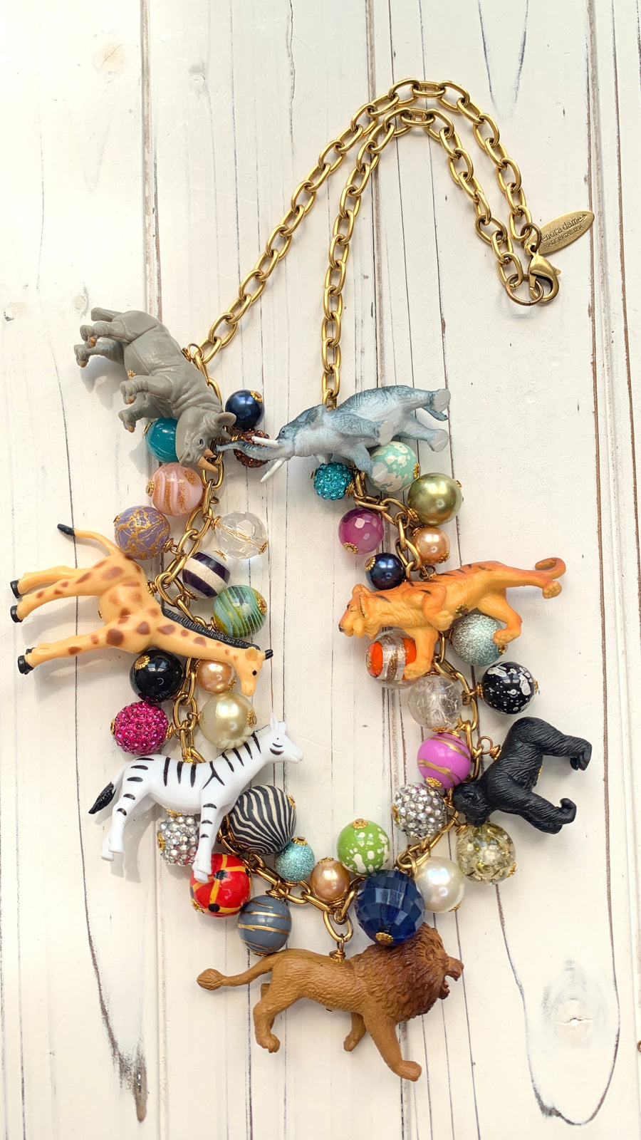 Long Safari Animal Necklace