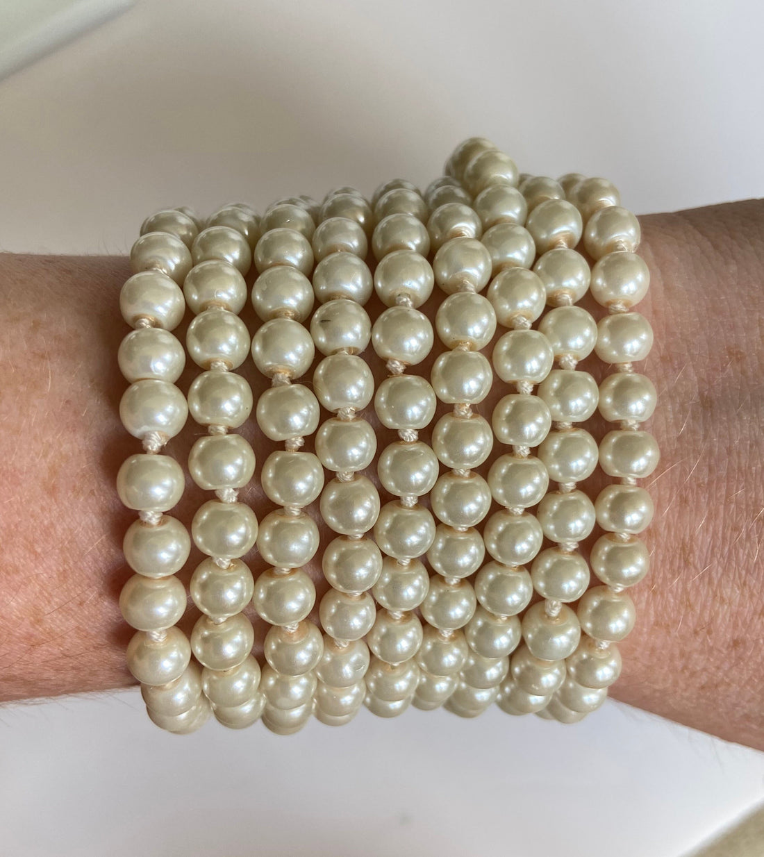 Pearl Audrey Wrap Bracelet