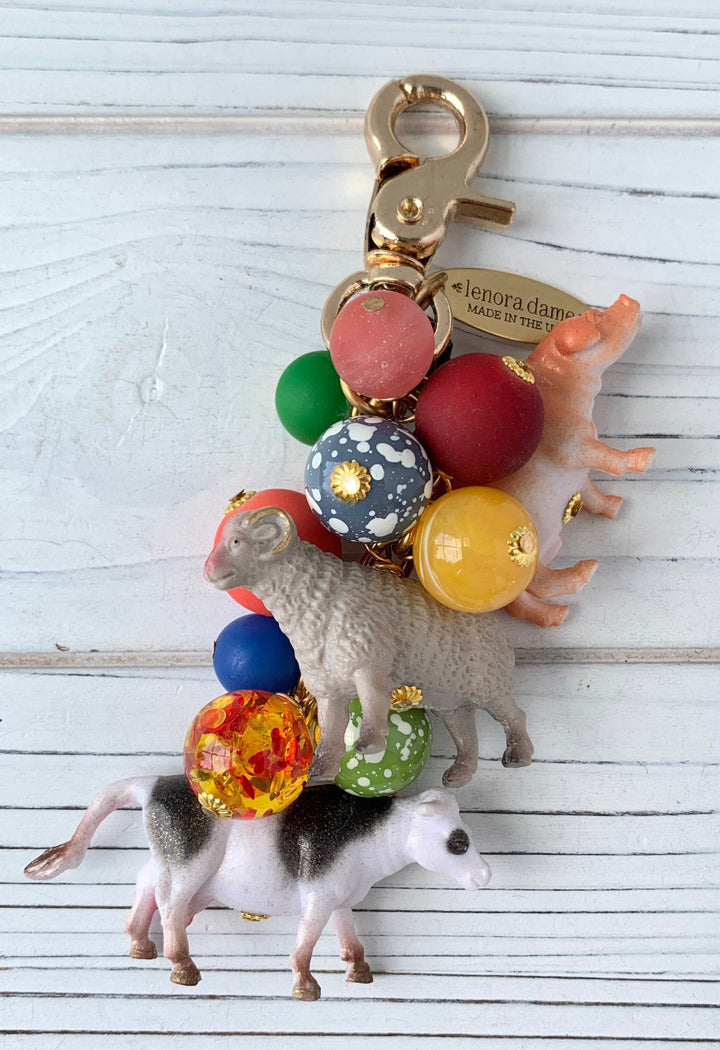 Barnyard Animal Purse Charm