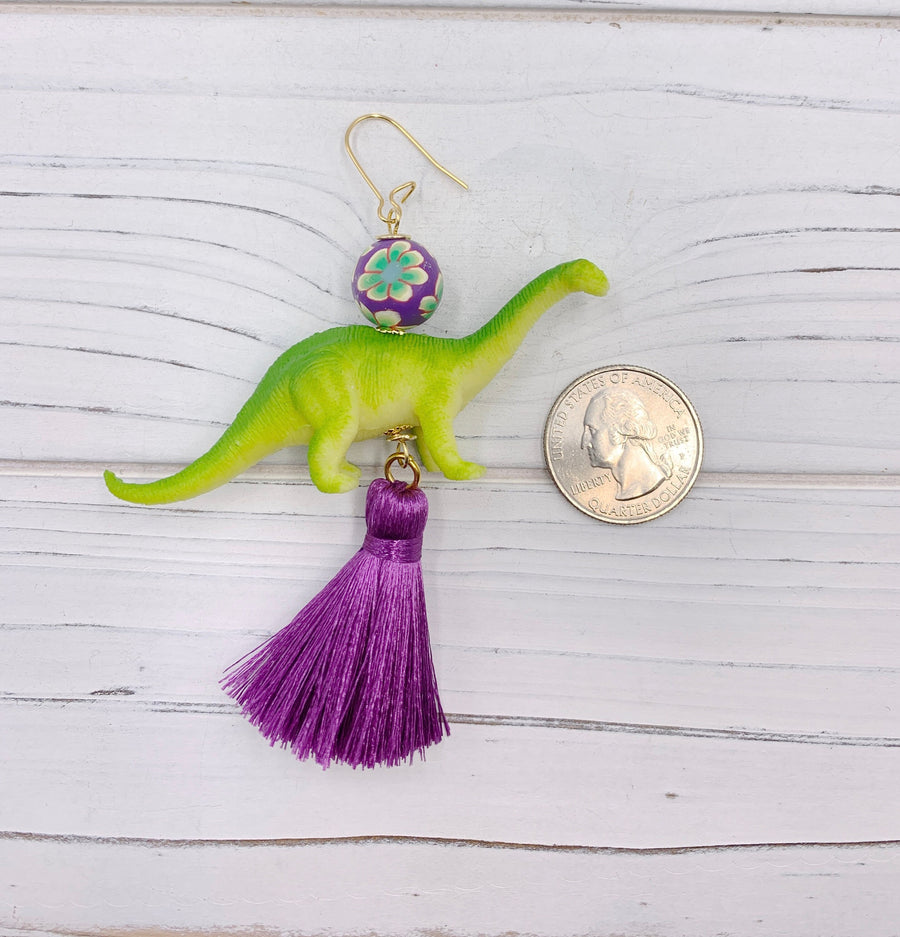 Billie Brontosaurus Earrings