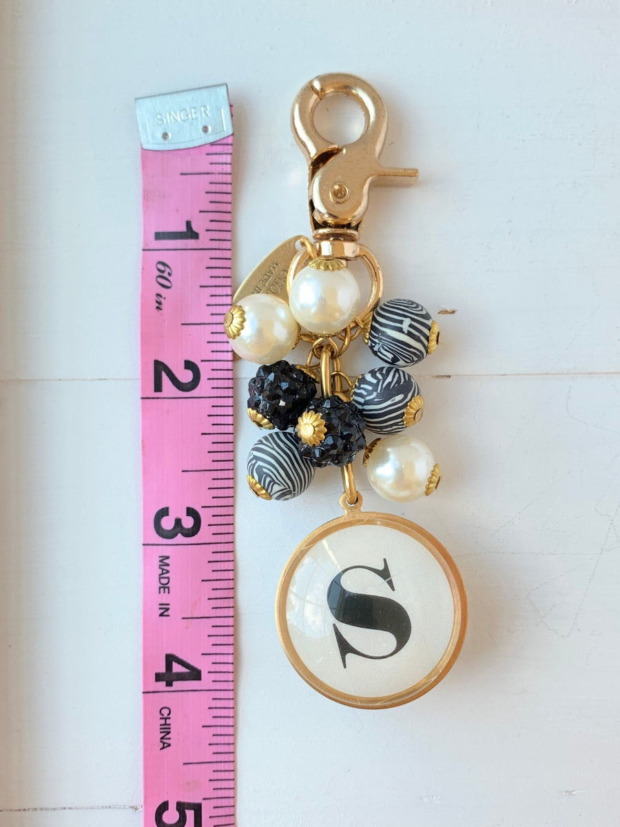 Monogram Purse and Bag Charm - Keychain Charm