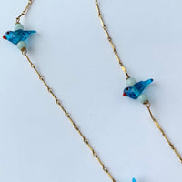 A Little Bird Told Me Necklace - Robin's Egg Blue