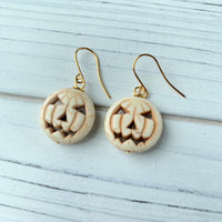 Pumpkin King Halloween Earrings