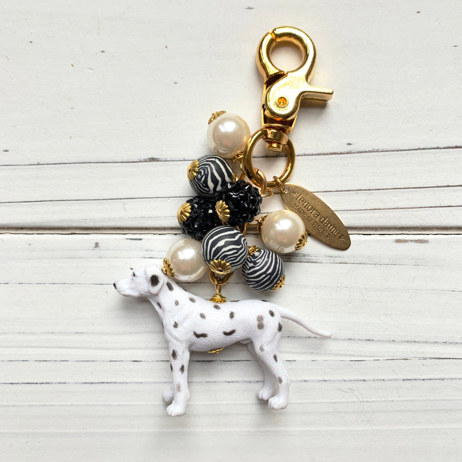 Dalmatian Purse Charm - Keychain Charm