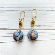 Wanderlust Vintage Map Earrings