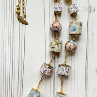 Seascapes Decoupaged Seashell Necklace