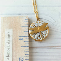 Dragonfly Locket Necklace