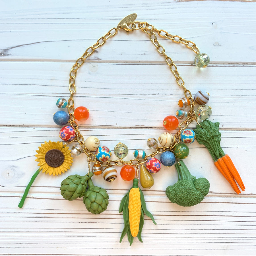 Lenora Dame Vegetable Garden Necklace