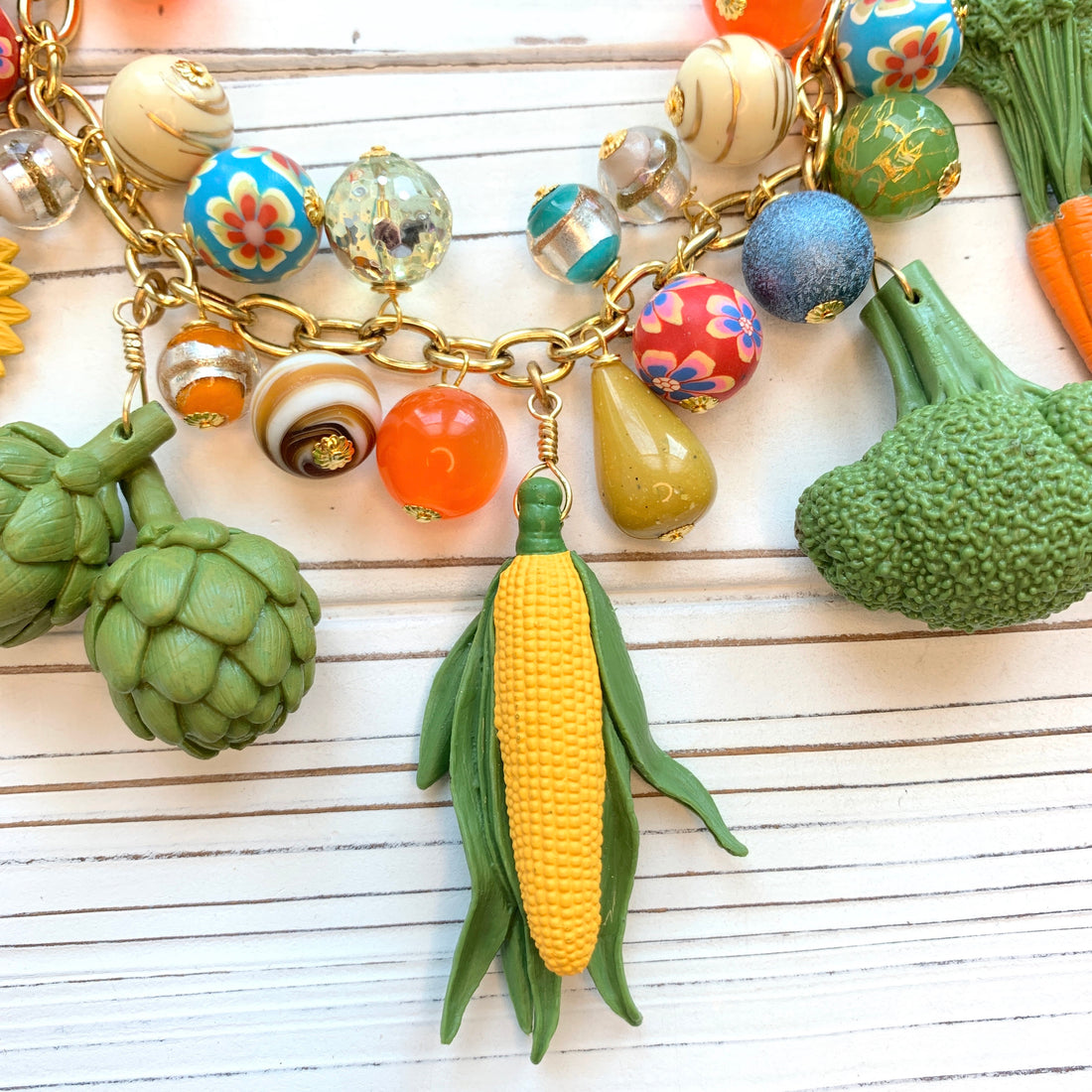 Lenora Dame Vegetable Garden Necklace