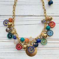 NEW Lenora Dame Ammonite Charm Necklace