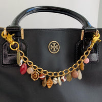 NEW DESIGN! Lenora Dame Earthen Tone Chain Bag Charm