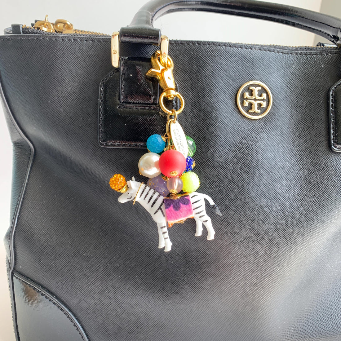 Circus Zebra Bag Charm