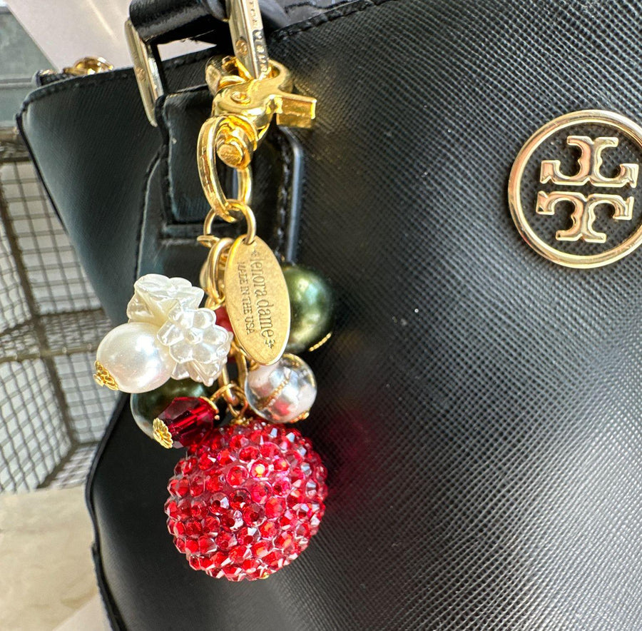 Christmas Bling Purse Charm