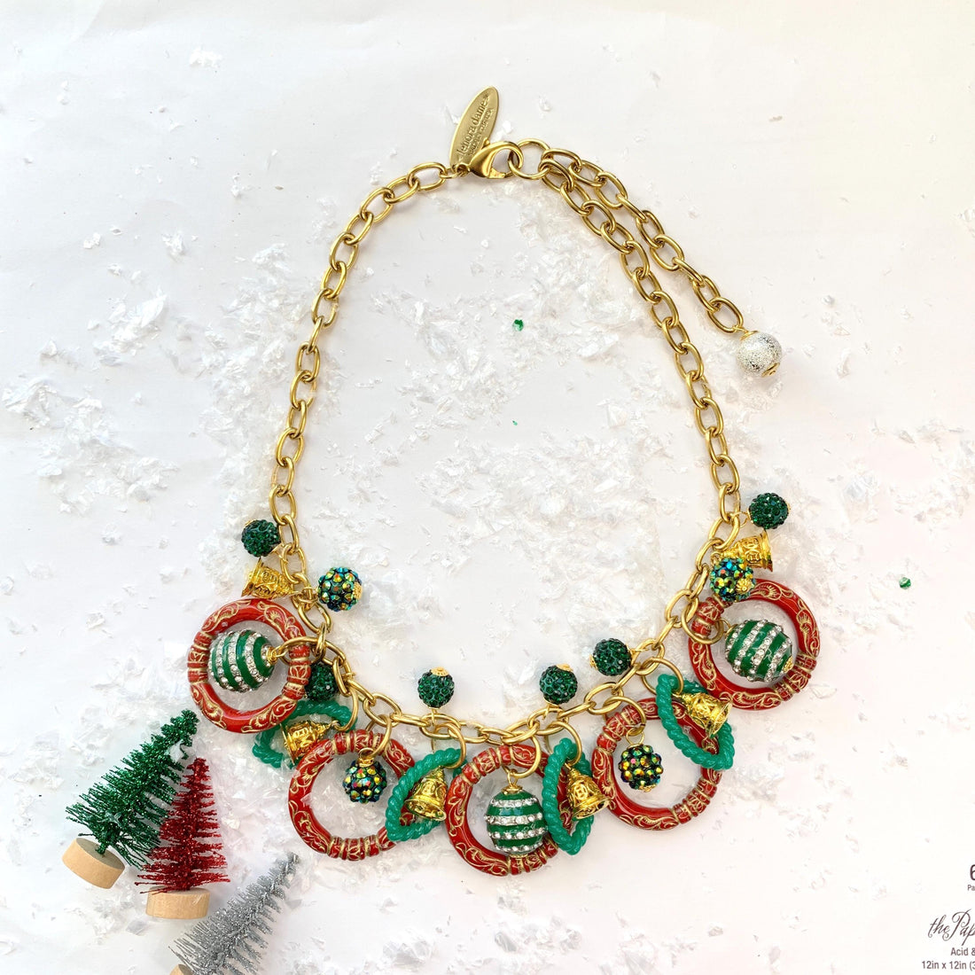 Lenora Dame Sleigh Bells Charm Necklace - New Design