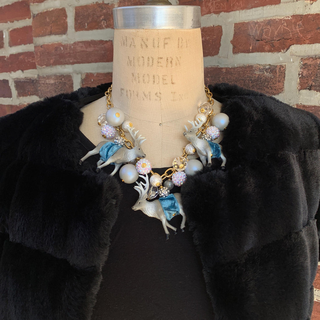 Lenora Dame Winter Wonderland Christmas Necklace