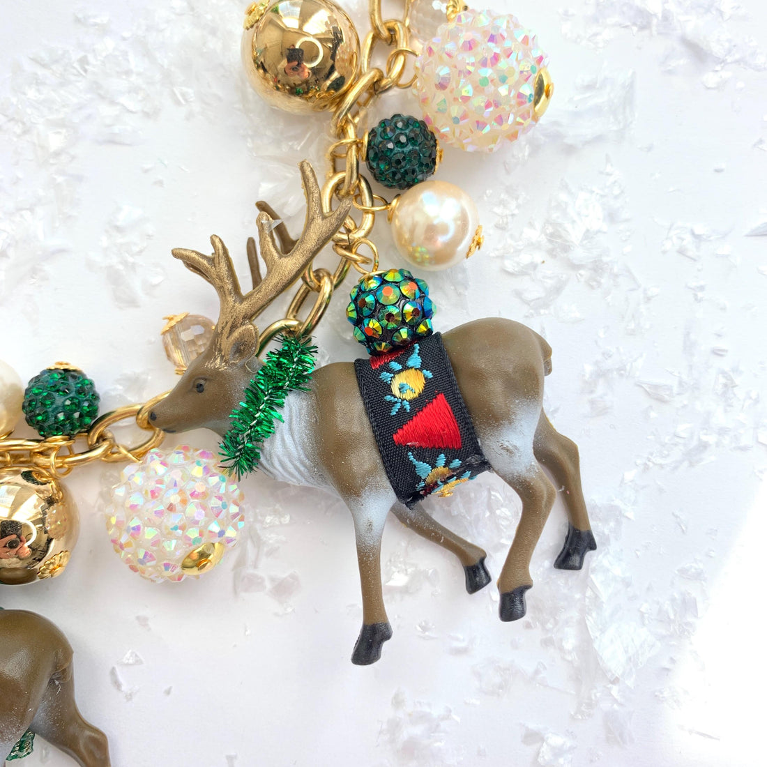 Rudolph Reindeer Christmas Necklace