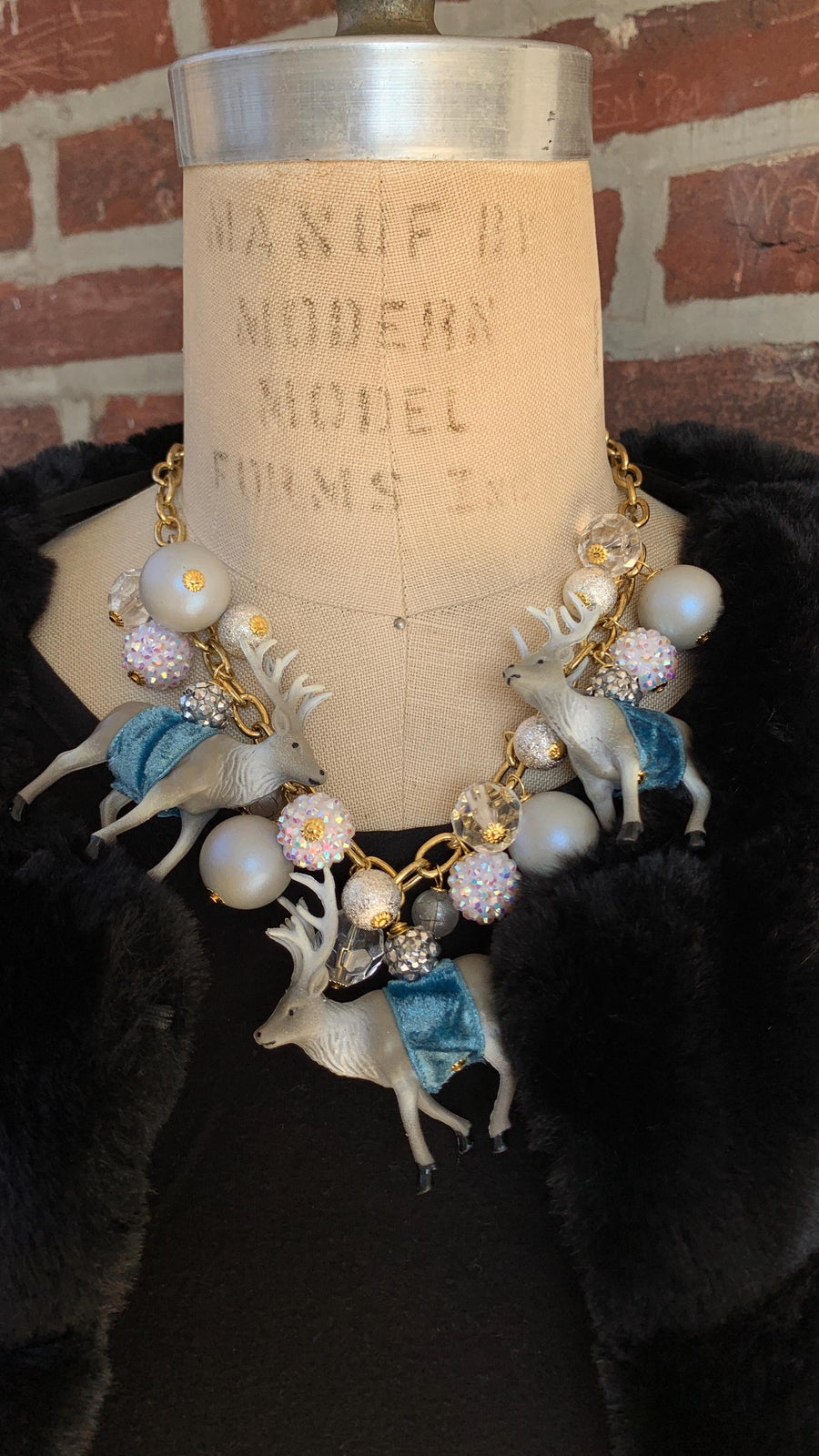 Lenora Dame Winter Wonderland Christmas Necklace