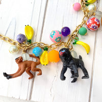 Go Bananas Monkey Necklace