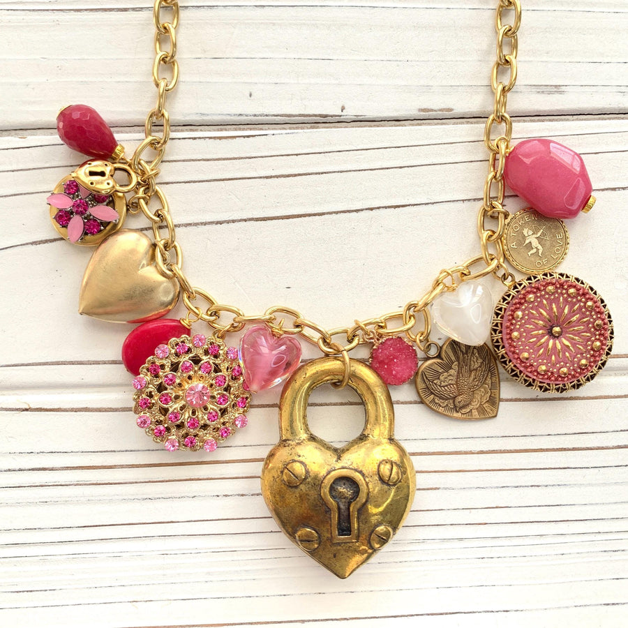 Lenora Dame Token of Love Valentines Necklace - One-of-a-Kind