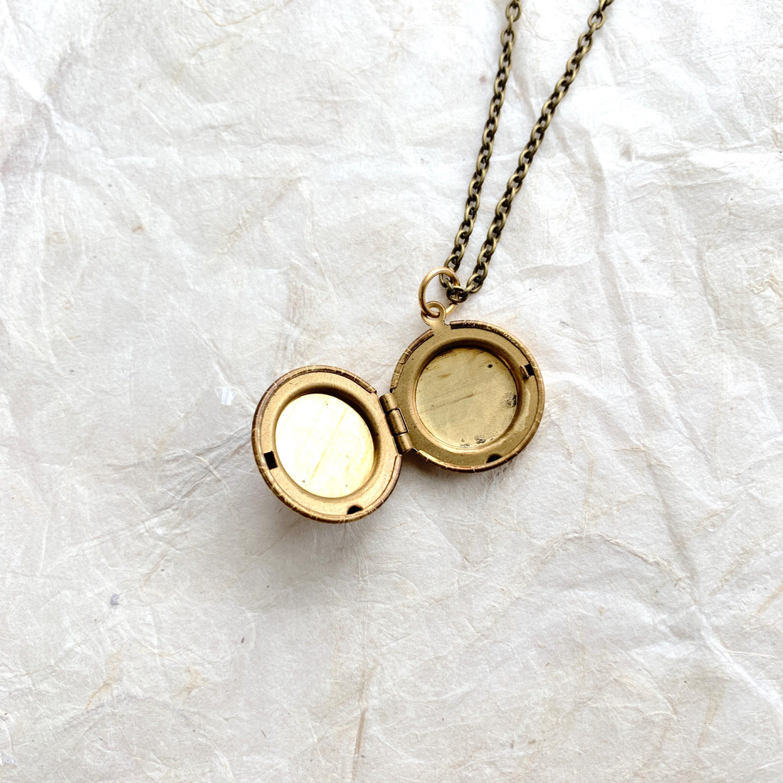 Lenora Dame Floral Round Locket Necklace