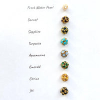 Zodiac Necklace with Gemstone Bead - Choice of Gemstone