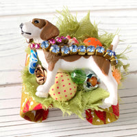 Beagle Collage Cuff Bracelet