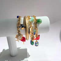 Kitty Cat Vintage Treasures Charm Bracelet - One-of-a-Kind