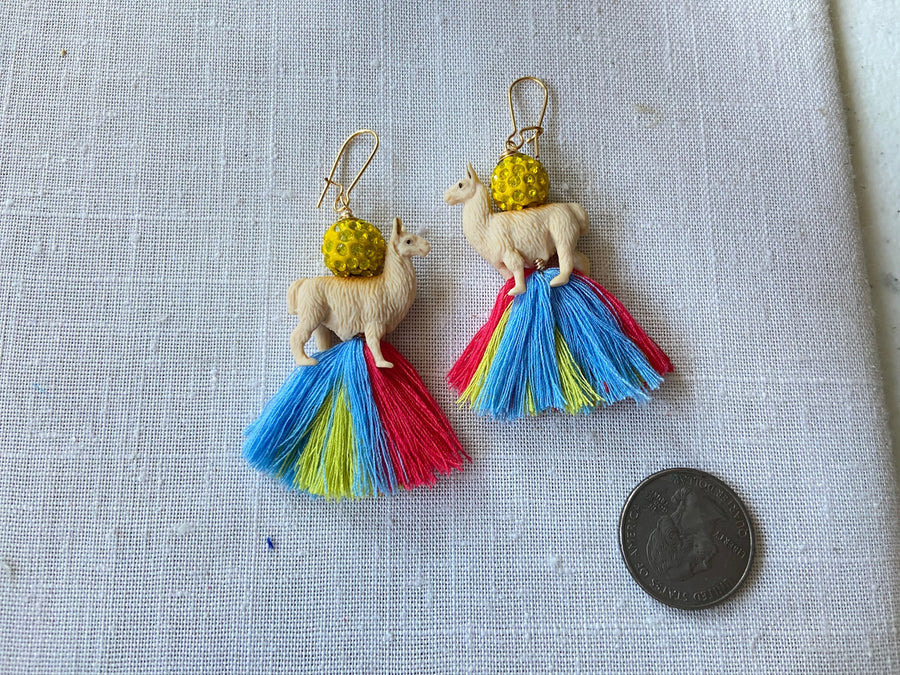 Lenora Dame Llama Llama Earrings