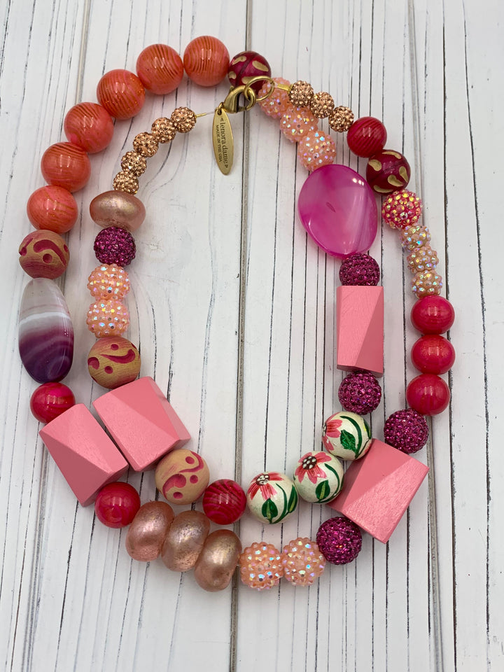 Lenora Dame Pink Freak Necklace