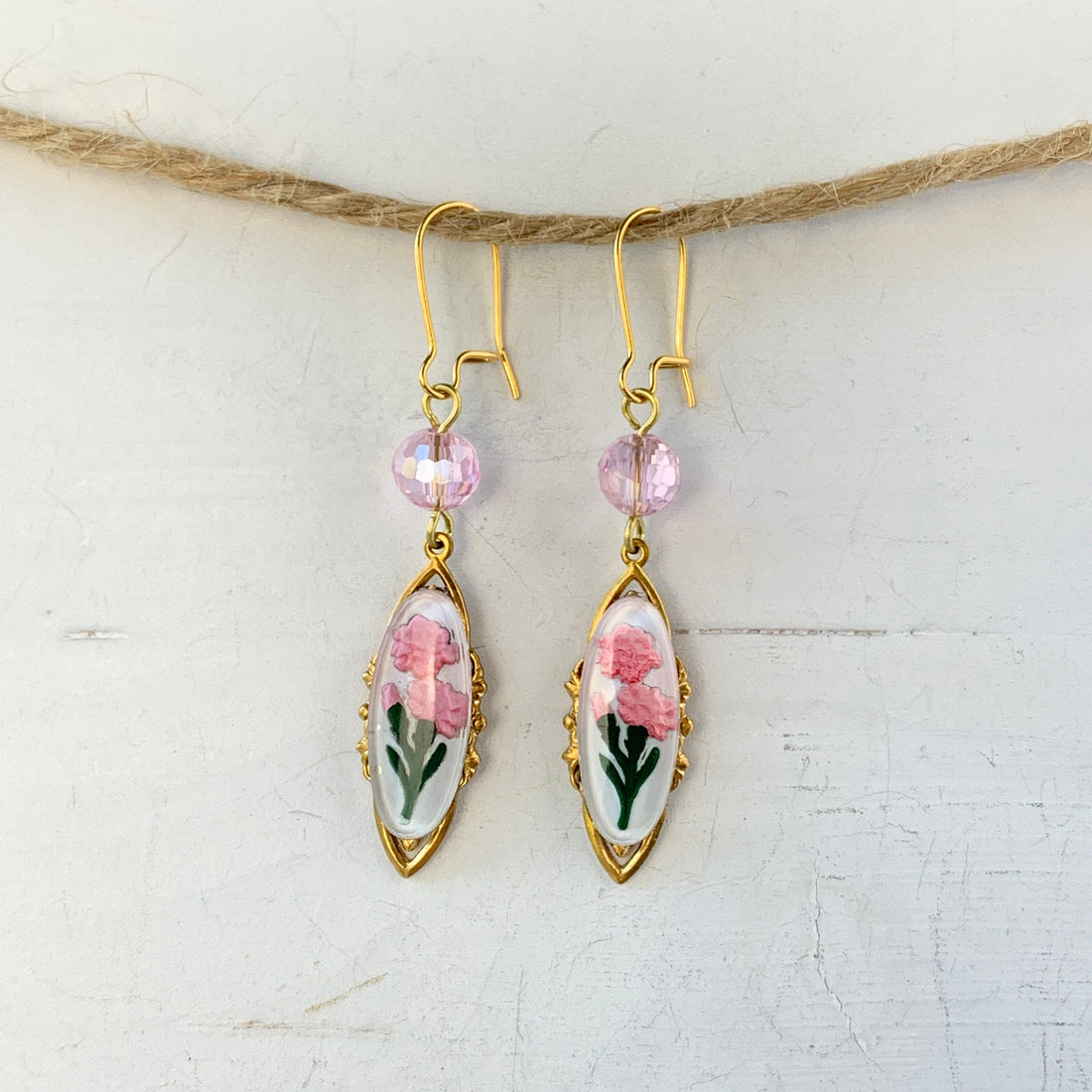 Lenora Dame April Showers Earrings in Carnation - Mother&