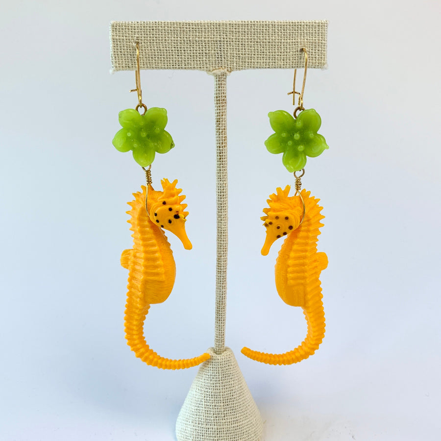 Lenora Dame Mr. Seahorse Drop Earrings