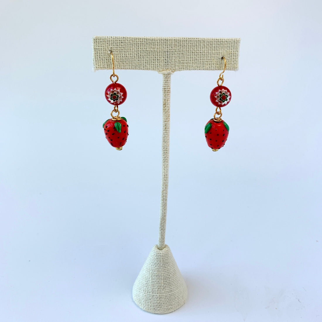 Lenora Dame Strawberry Drop Earrings